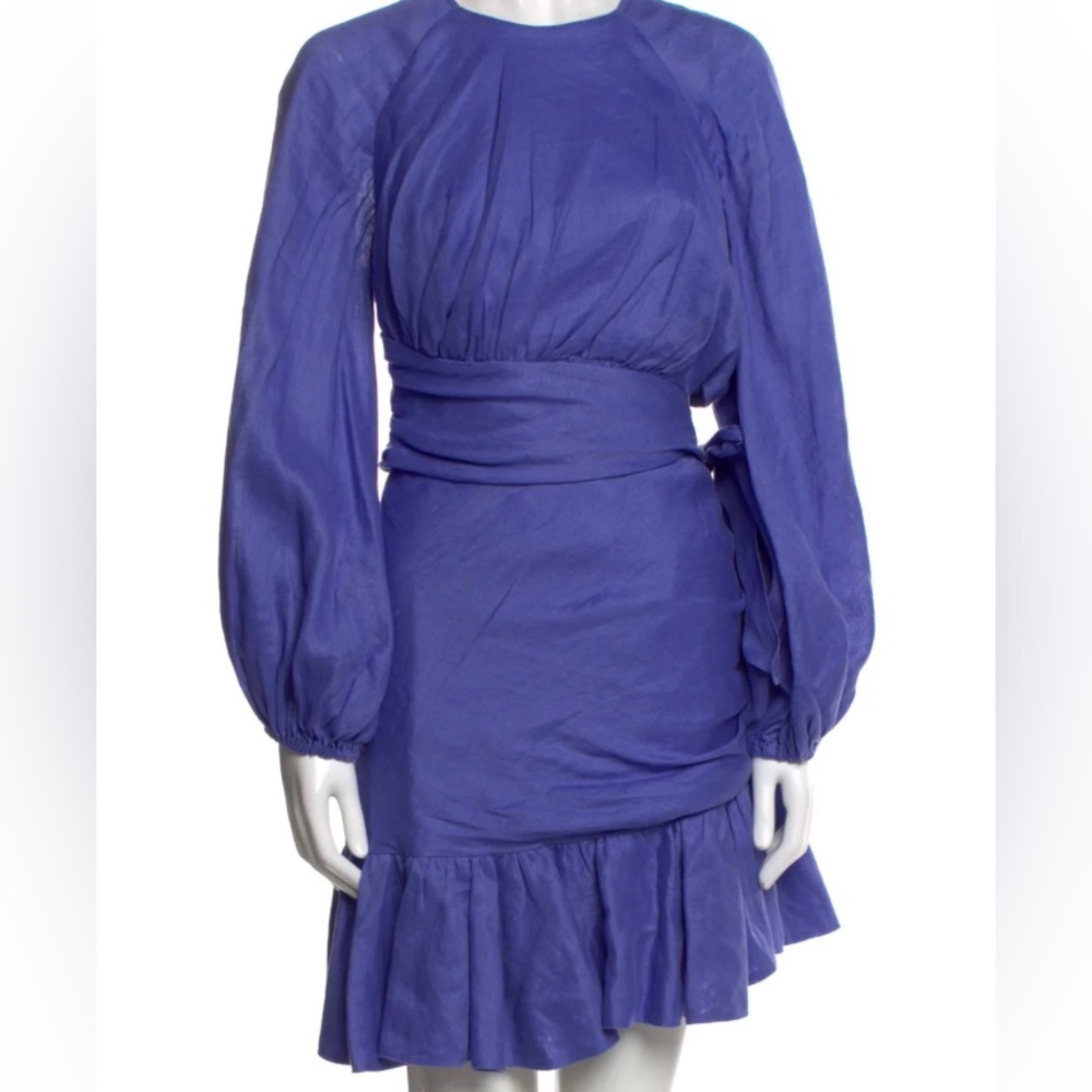 Zimmermann Purple Textured Dress